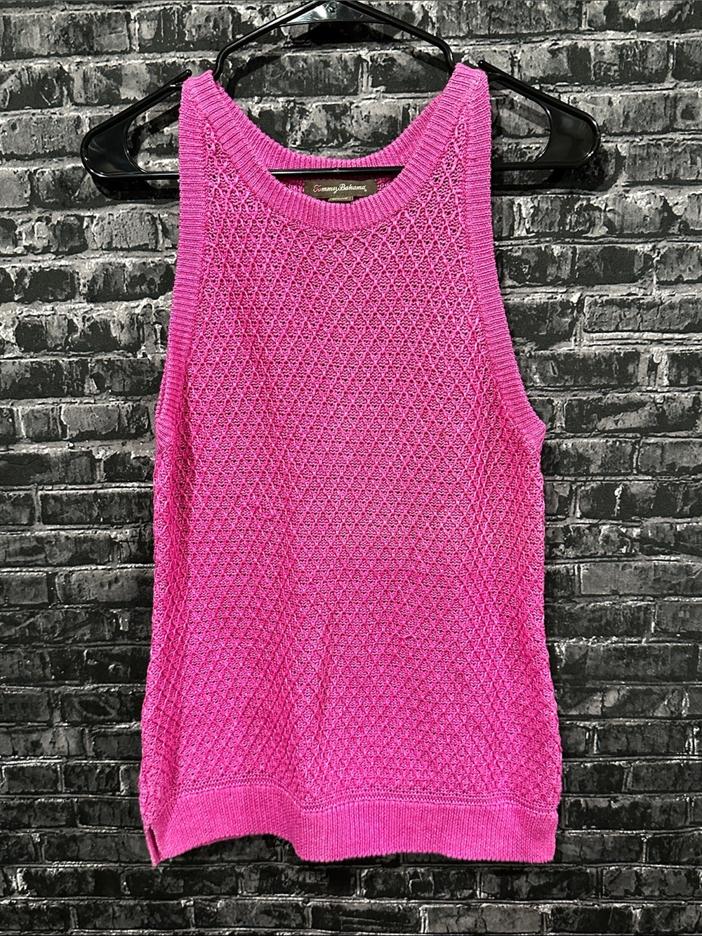 Tommy Bahama Hot Pink Knit Sleeveless Tank